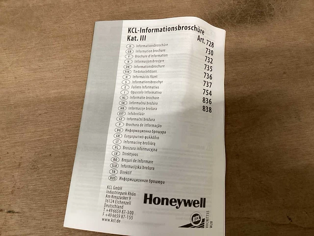 Honeywell 728 werkhandschoen chemicaliën bestendig 400 mm (100x) - afbeelding 3 van  5