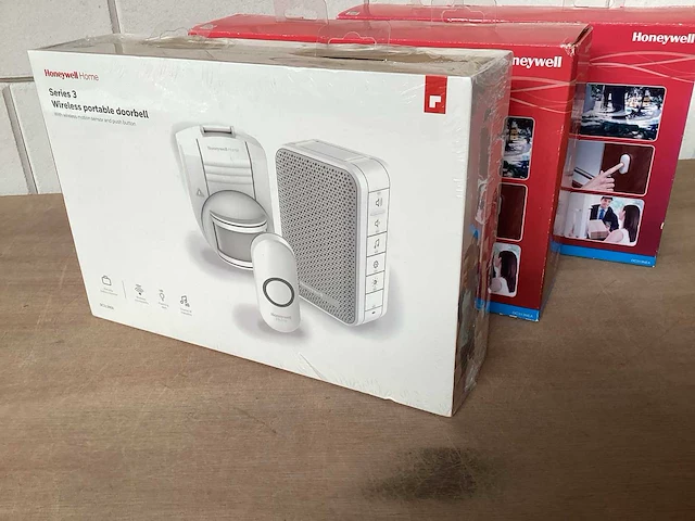 Honeywell dc313nea deurbelset draadloos (3x) - afbeelding 1 van  6