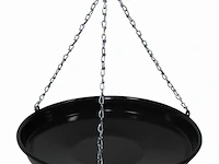Hongaarse emaille grilpan met ketting 35cm diamater - afbeelding 1 van  1