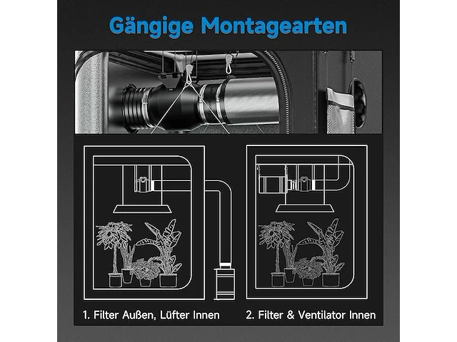 Hon&guan grow actieve koolstoffilter (150 mm x 200 mm) - afbeelding 4 van  5