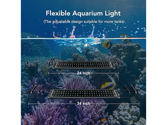 Honpal led-aquariumverlichting - afbeelding 3 van  5