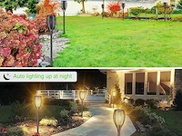 Honswit solarlampen voor buiten, 96 leds - afbeelding 4 van  5