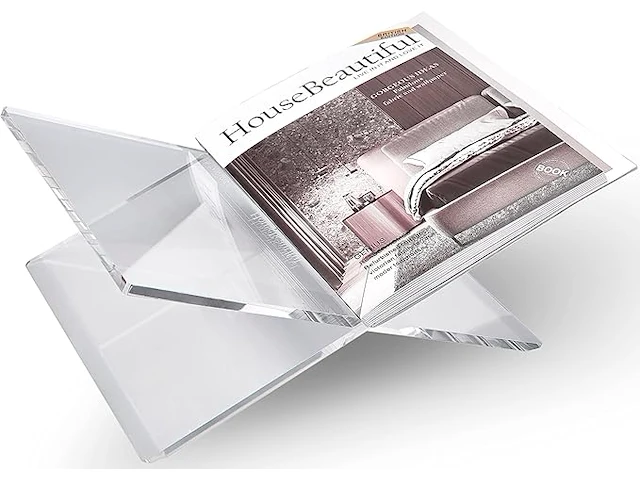 Honygebia transparante acryl boekenstandaard - afbeelding 1 van  3