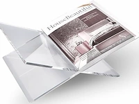 Honygebia transparante acryl boekenstandaard - afbeelding 1 van  3