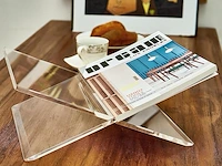 Honygebia transparante acryl boekenstandaard - afbeelding 3 van  3