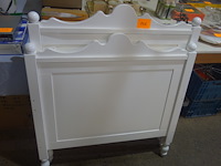 Hoofd- en voeteinde 1 persoonsbed in volhout - afbeelding 1 van  1