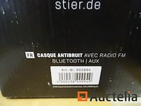 Hoofdtelefoon met ruisonderdrukking en fm bluetooth stier-radio - afbeelding 5 van  5