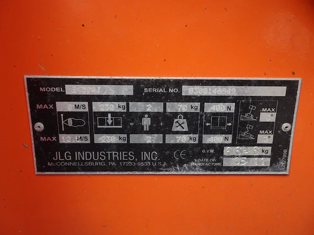 Hoogtewerker jlg - afbeelding 8 van  8