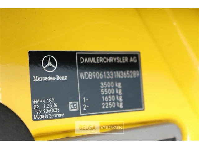 Hoogtewerker op mercedes onderstel - afbeelding 21 van  25