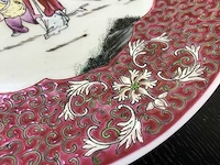 Hoogwaardige jingdezhen famille rose sierbord - afbeelding 24 van  25
