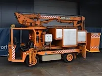 Hoogwerker spijkstaal met custers 200/11 elektrisch 11m (marge) - afbeelding 1 van  1