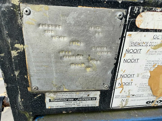 Hoogwerker - afbeelding 4 van  14