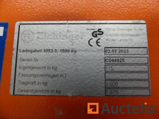 Hook raises pallet eichinger - afbeelding 6 van  8