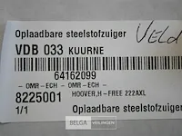 Hoover h-free 222axl oplaadbare steelstofzuiger - afbeelding 4 van  4