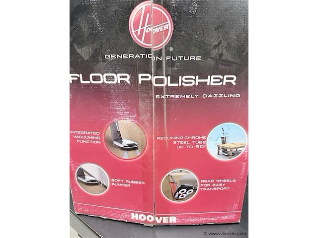 Hoover parketstofzuiger met 3 x 3 borstel - nieuw - afbeelding 1 van  4