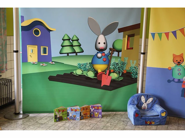 Hopla decor, hopla mascotte kostuum en promotiematerialen - afbeelding 12 van  22