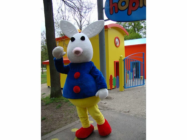 Hopla decor, hopla mascotte kostuum en promotiematerialen - afbeelding 17 van  22