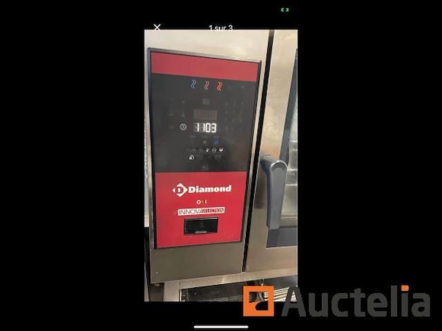 Horeca diamond combi steamer 6 gn elektrisch - afbeelding 2 van  4