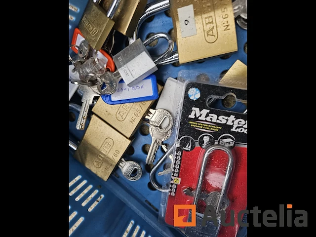 Horeca: lot 241: hangslot met sleutel - afbeelding 3 van  6