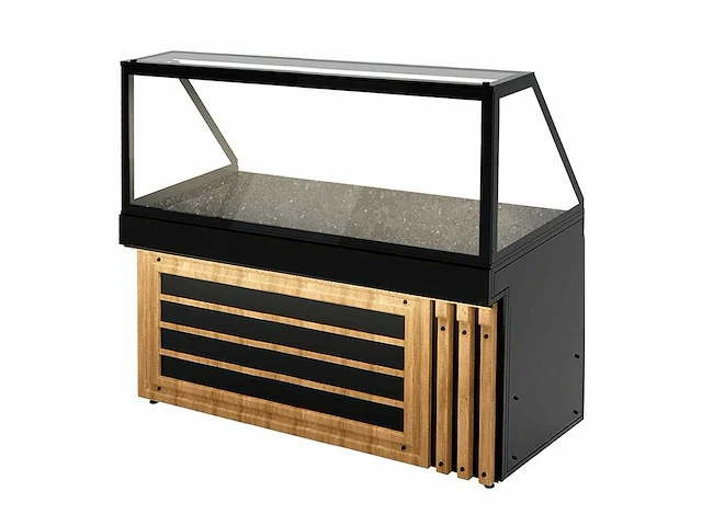 Horeca warmhoud vitrine oslo granieten plaat 180x80x140 - afbeelding 1 van  10