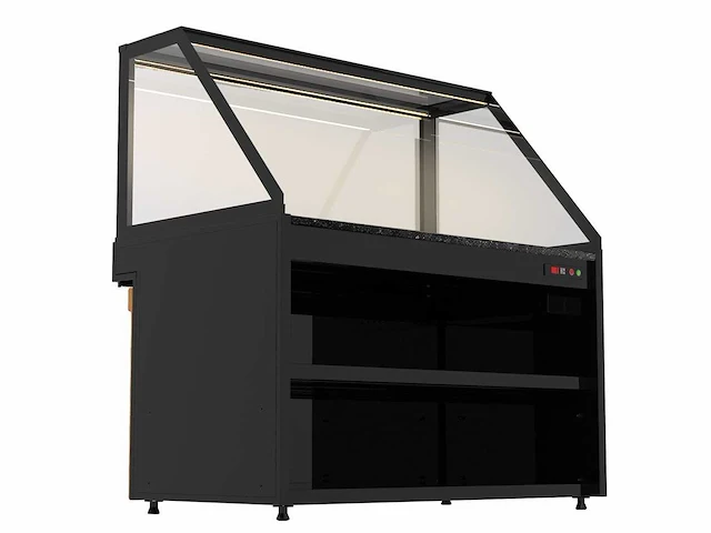 Horeca warmhoud vitrine oslo granieten plaat 180x80x140 - afbeelding 4 van  10