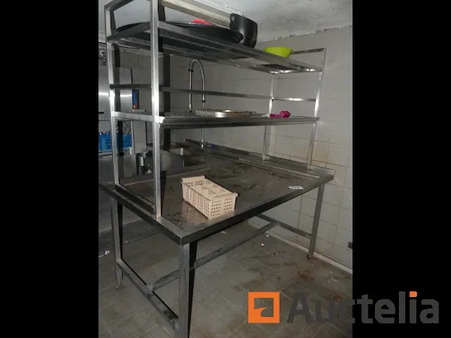 Horeca wasstation, vaatwassers transport tapijt - afbeelding 7 van  10