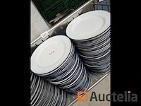 Horeca:lot 227: rvs kar +140st platen - afbeelding 7 van  12