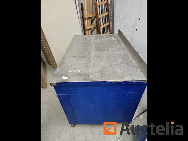 Horeca:lot 236: rvs tafel + steelpan - afbeelding 5 van  10