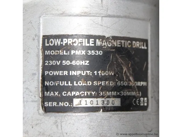 Horizontale magneetboormachine contimac pmx 3530, 1100w - afbeelding 3 van  3