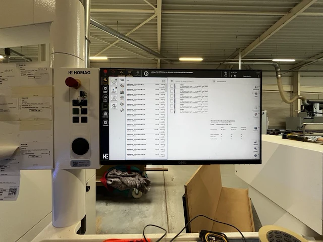 Horizontale opdeelzaag with pressure homag sawteq b-300 profiline, bwj. 2020 - afbeelding 6 van  10