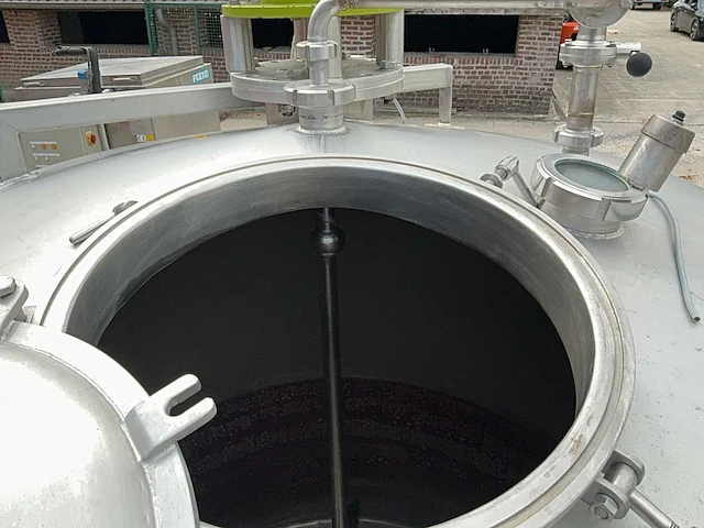 Horizontale opslagmengtank 3000l - afbeelding 6 van  8