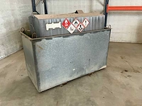 Horizontale opslagtank ( 1000 l )met opvangbak - afbeelding 2 van  8