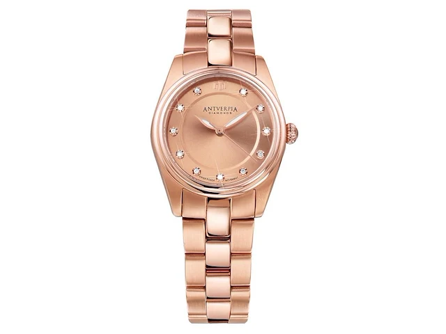 Horloge antverpia pink case & bracelet - pink dial - afbeelding 1 van  4