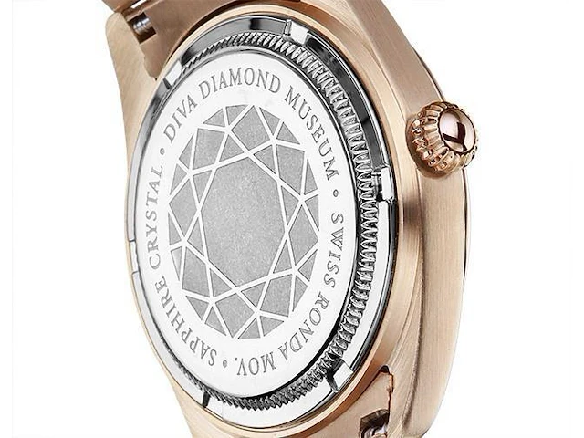 Horloge antverpia pink case & bracelet - pink dial - afbeelding 2 van  4