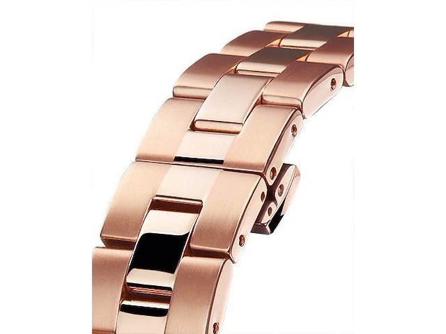 Horloge antverpia pink case & bracelet - pink dial - afbeelding 3 van  4