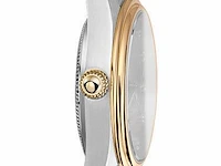 Horloge antverpia silver/yellow case & bracelet - pearl dial - afbeelding 4 van  4