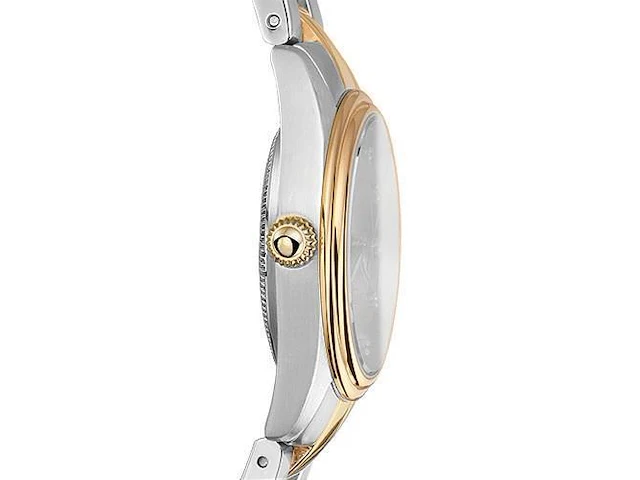Horloge antverpia silver/yellow case & bracelet - pearl dial - afbeelding 4 van  4