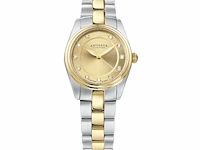 Horloge antverpia silver/yellow case & bracelet - yellow dial - afbeelding 1 van  4