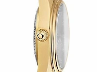 Horloge antverpia yellow case - yellow dial - black leather - afbeelding 2 van  3