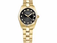 Horloge antverpia yellow case & bracelet - black dial