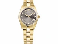 Horloge antverpia yellow case & bracelet - grey dial