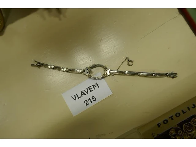 Horloge band in zilver - afbeelding 1 van  1