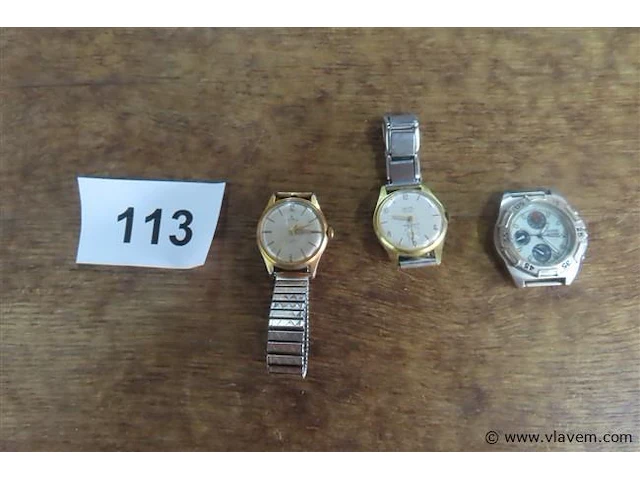 Horloges, 3 stuks - afbeelding 1 van  3