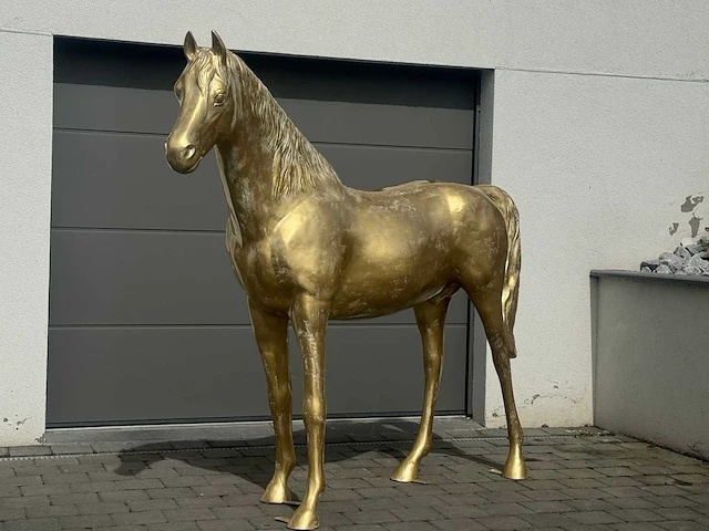 Horse xl gold h185cm - afbeelding 1 van  5