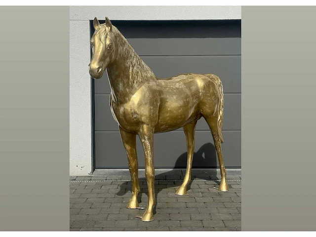Horse xl gold h185cm - afbeelding 3 van  5