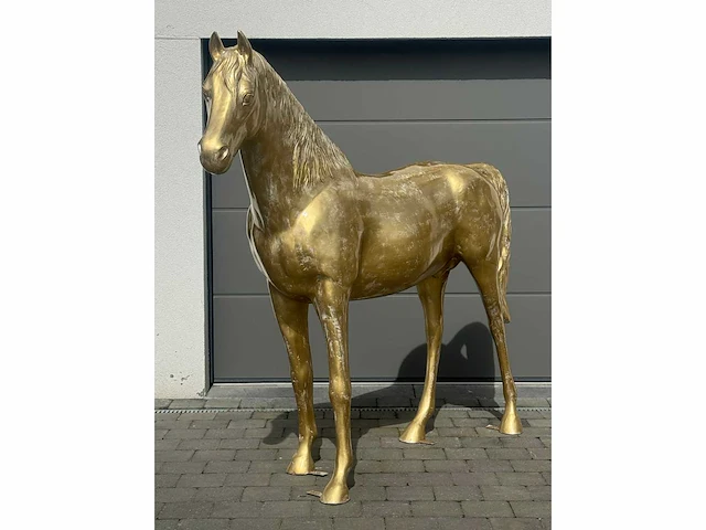 Horse xl gold h185cm - afbeelding 5 van  5