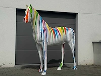 Horse xl white/color h185cm - afbeelding 2 van  2