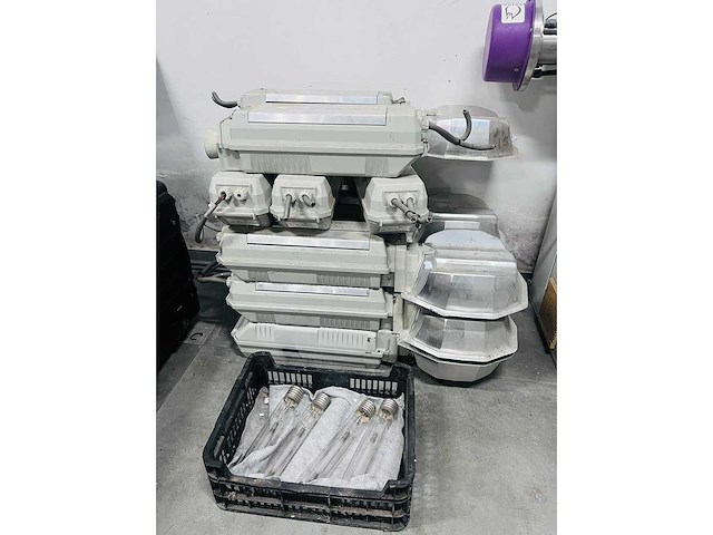 Hortilux schreder - 600 watt tl-lampen - buitenverlichting (11x) - afbeelding 1 van  4