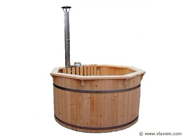 Hot tub - sparrenhout - afbeelding 1 van  9