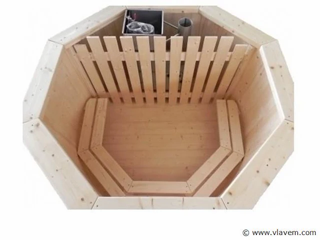 Hot tub - sparrenhout - afbeelding 2 van  9